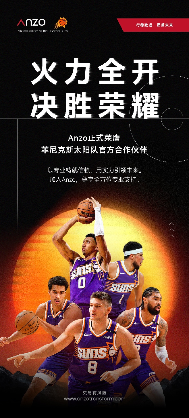 Anzo 太阳队合作官宣海报